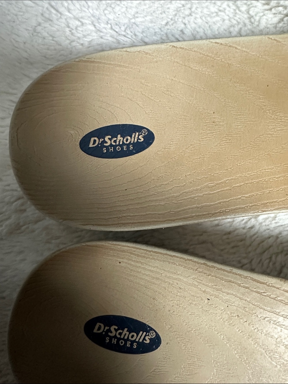 Dr. Scholl's Brown Slide Sandals with Gold Buckle Accent - Picture 2 of 3